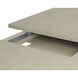 Rhaenyra 86 X 42 inch Sand Beige Extension Dining Table